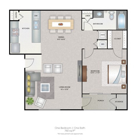 Park Avenue Apartments Tampa Florida One Bedroom 760sf